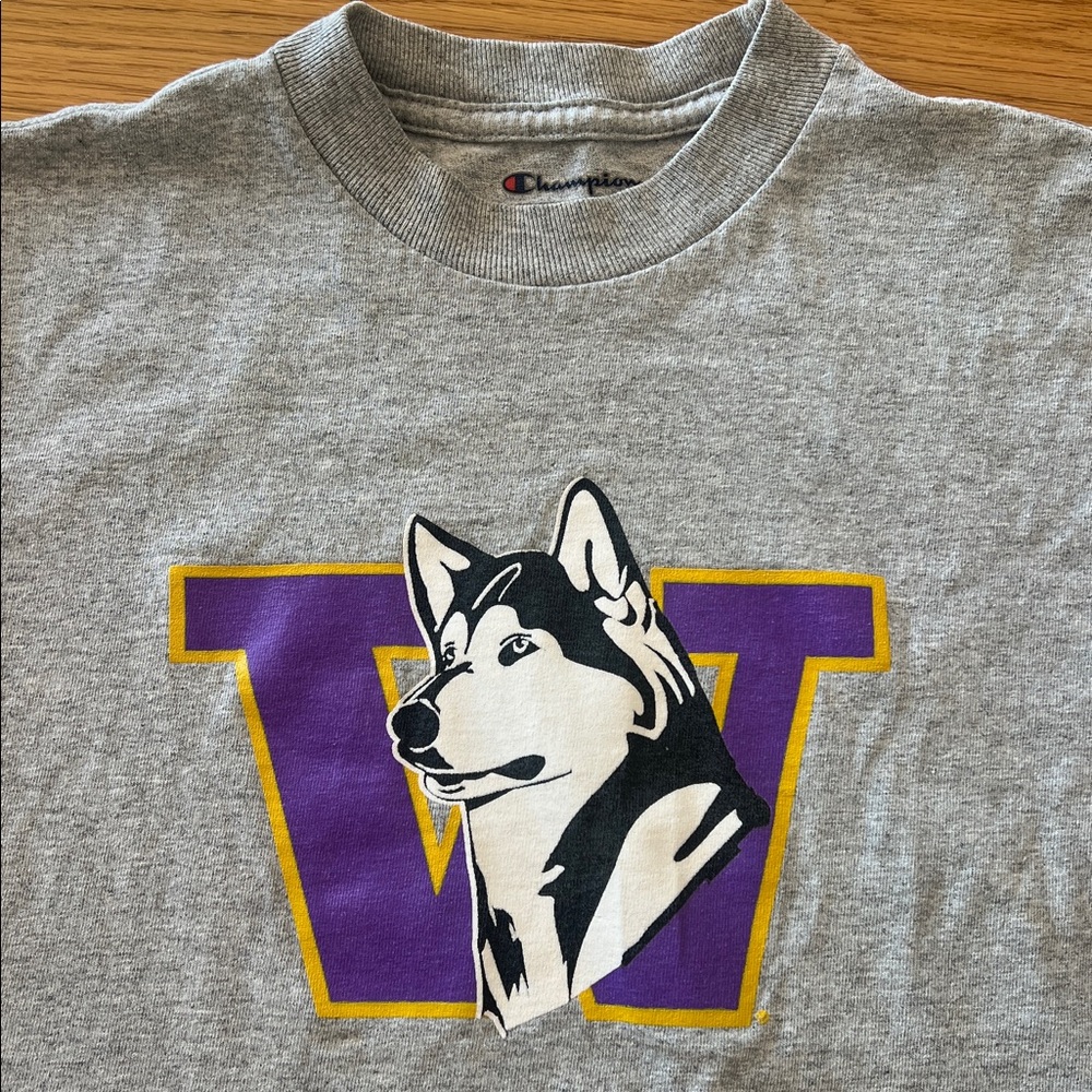 UW Huskies Champion Tee - Picture 3 of 6